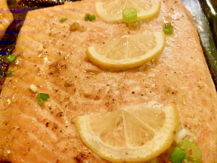 Fresh Lemon Roasted Salmon