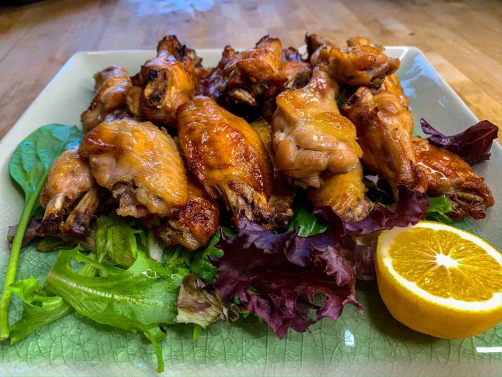 Singapore Crispy Grilled Chicken Wings